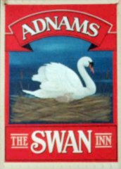 Stalham Swan sign - 1993 - by Steve Shaw