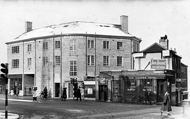 c1950 - showing the remains of the original corner bar and the new house behind. Thanks to Mrs. E. H. Butt