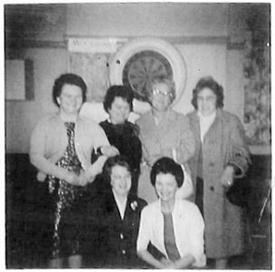 The ladies darts team