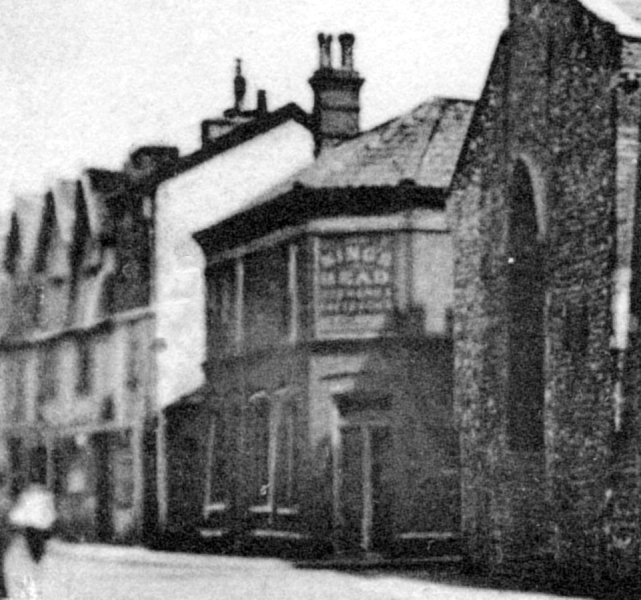 In the shadow of the church of St James