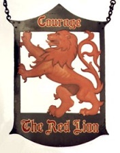 Sign of the Red Lion, St. Georges Street : 1987