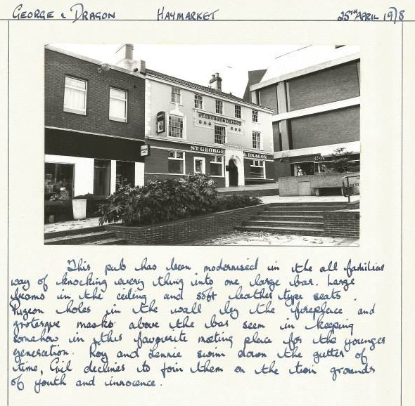 George & Dragon - 25th April 1978 - G Plummer